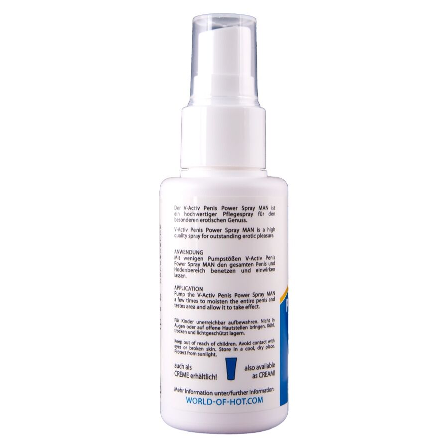 Spray Erotico HOT V-ACTIV Penis Power — 50ml