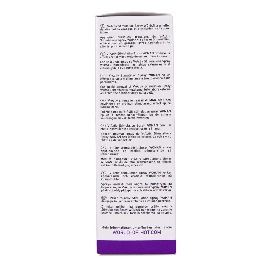 Gel Stimolante Clitoride Hot V-Activ Spray Donna — 50 ml