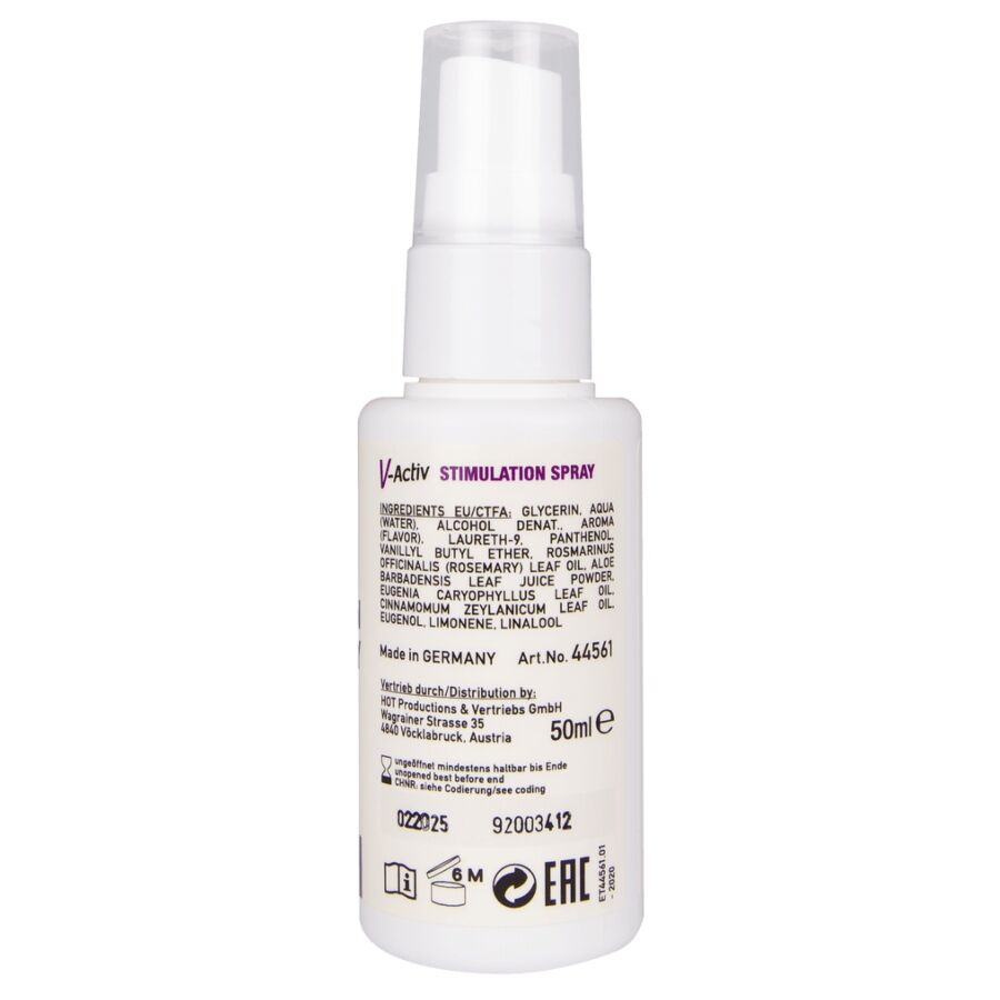 Gel Stimolante Clitoride Hot V-Activ Spray Donna — 50 ml