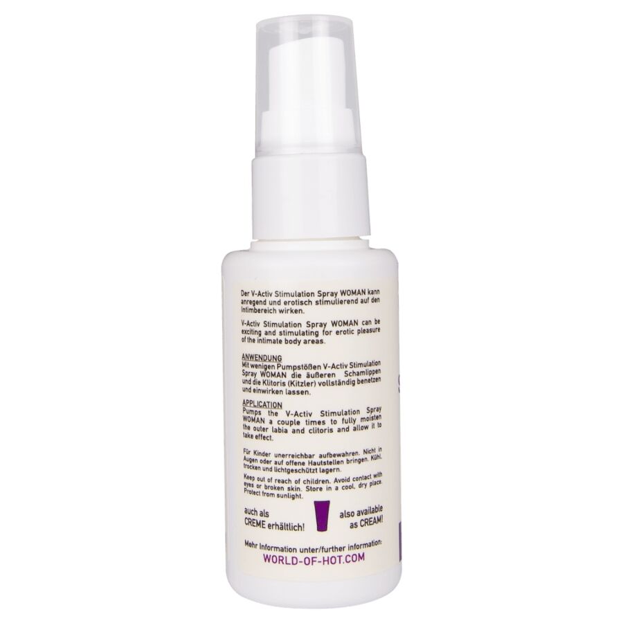 Gel Stimolante Clitoride Hot V-Activ Spray Donna — 50 ml