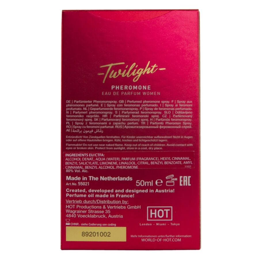 Profumo con Feromoni da Donna HOT Twilight Pheromone — 50 ml