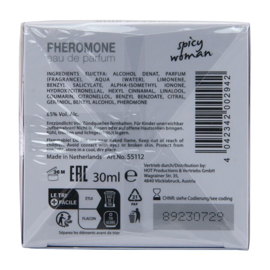Profumo con Feromoni da Donna HOT Miami Spicy Woman — 30 ml