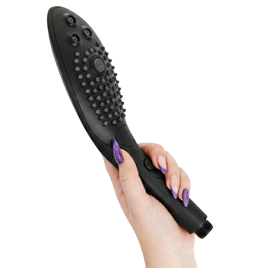 Stimolatore Clitoride Doccia Womanizer Wave — Soffione Nero