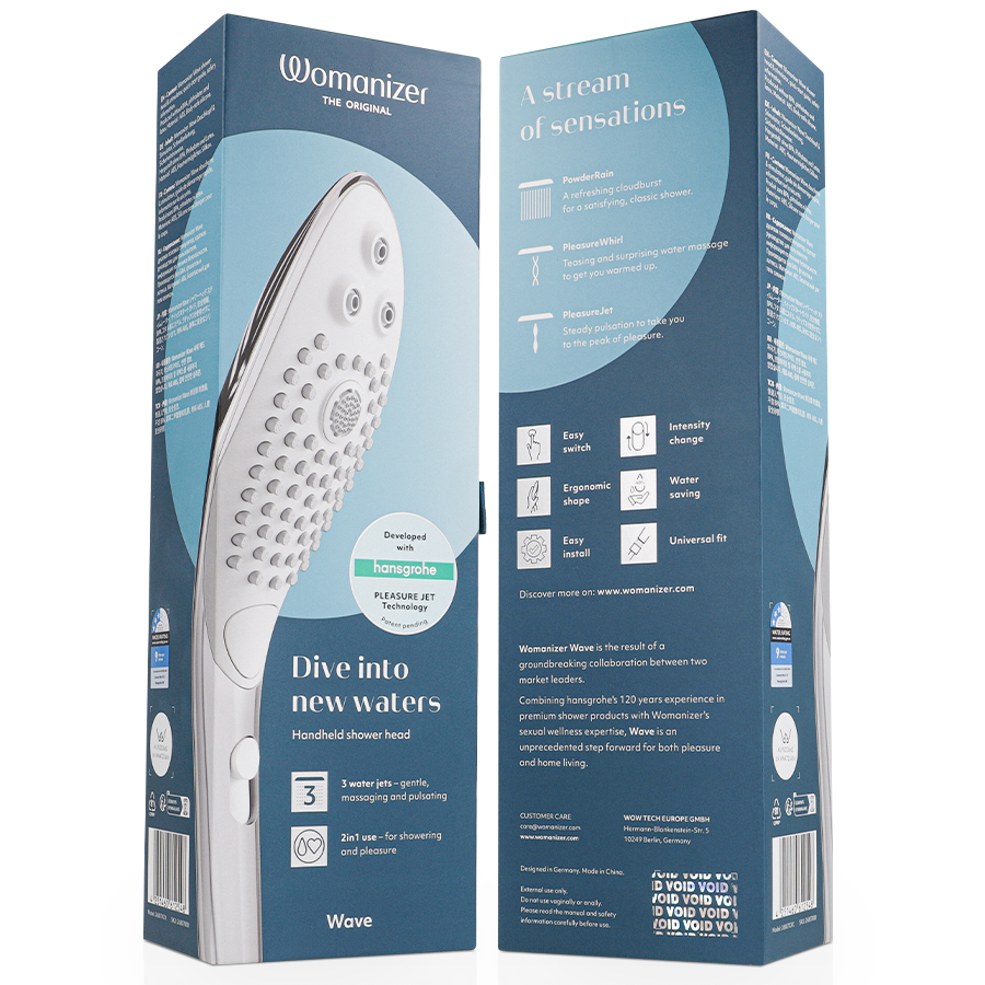 Succhia Clitoride Doccia Womanizer Wave — Soffione Stimolante
