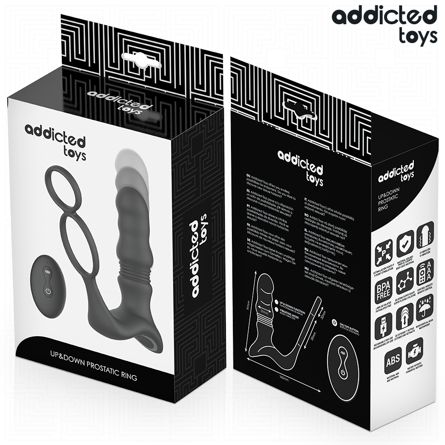 Massaggiatore Prostatico Vibrante Addicted Toys Up&Down — 3 Motori
