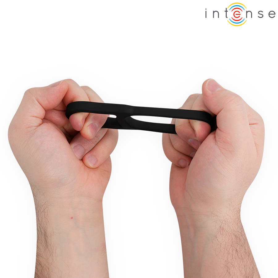 Anello Pene Intense Conleth Doppio Regolabile — Nero