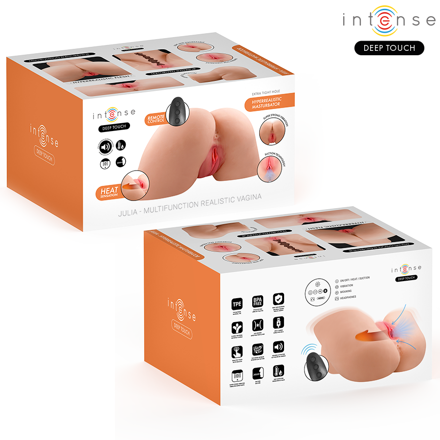 Masturbatore Vaginale INTENSE BODIES Deep Touch Julia — Iperrealistico