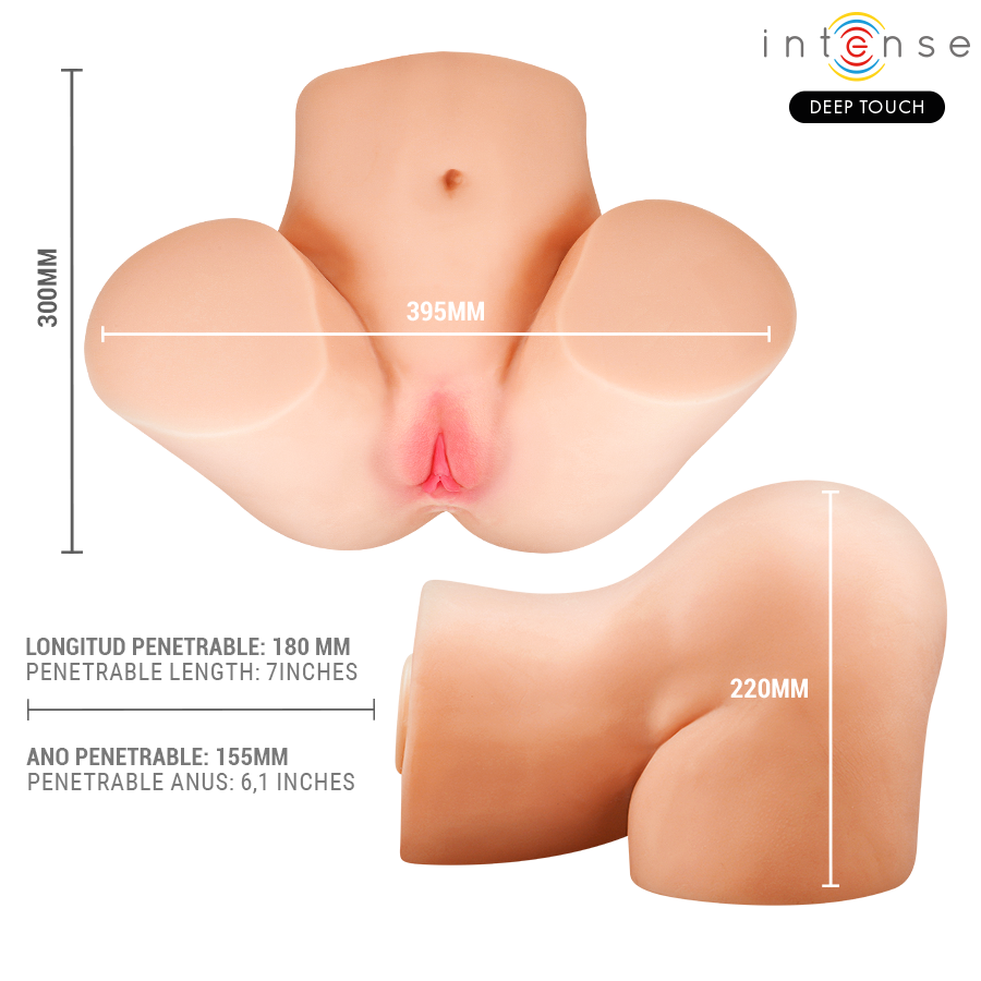 Masturbatore Vaginale INTENSE BODIES Deep Touch Julia — Iperrealistico