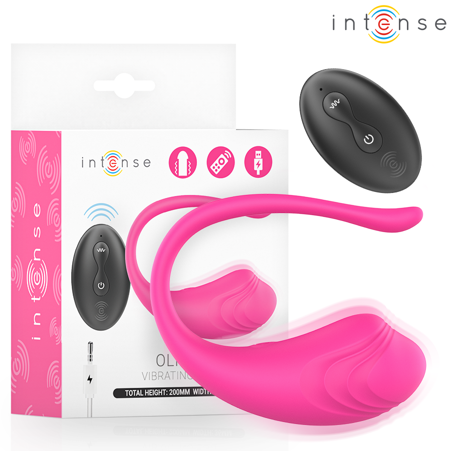 Uovo Vibrante con Telecomando Intense Olivia — Rosa