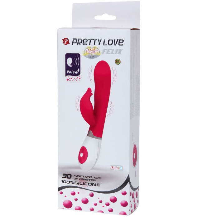 Vibratore Controllo Vocale Pretty Love Felix — Silicone