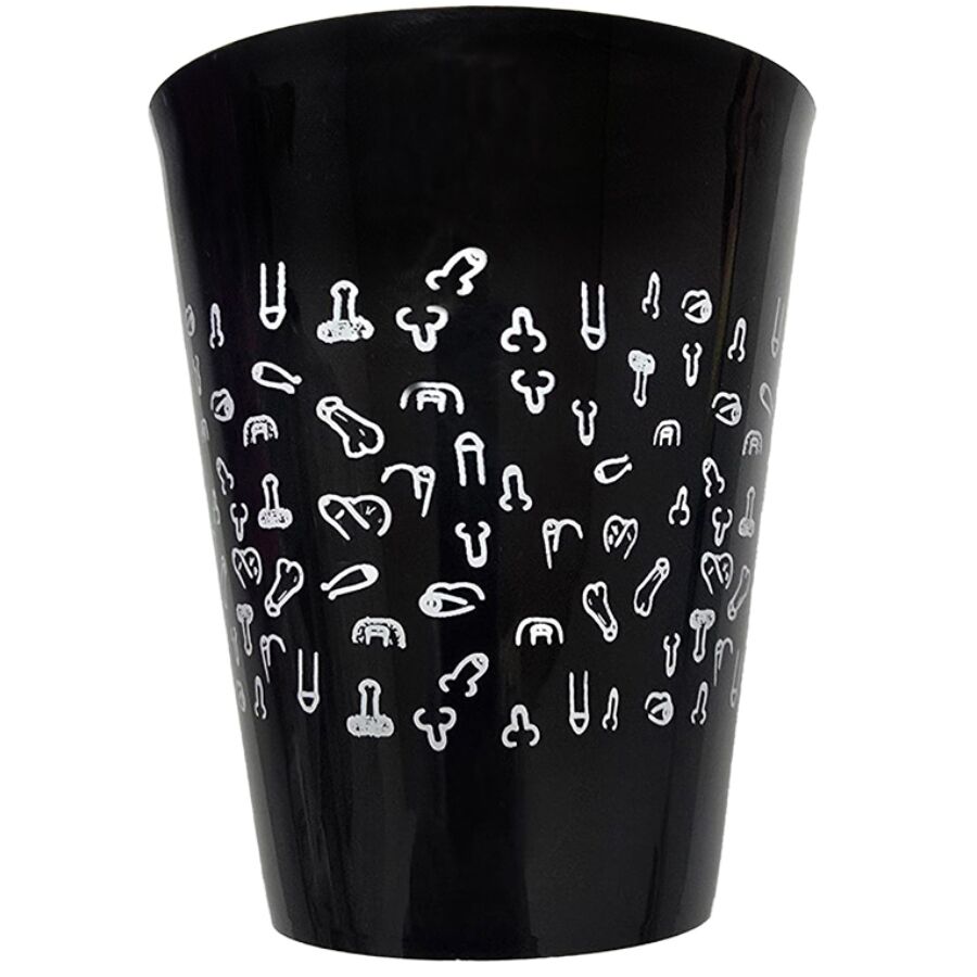 Tazza DIABLO PICANTE con Peni Bianchi 500ml — Nera