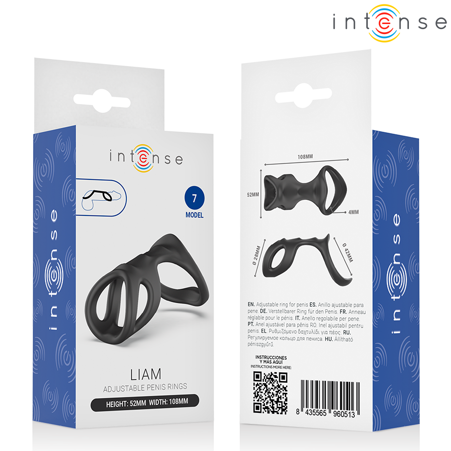 Anello Pene Intense Liam Modello 7 — Doppio Anello
