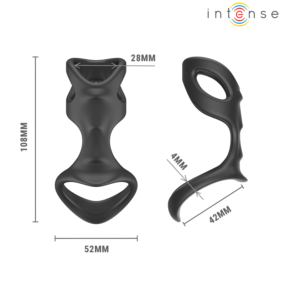 Anello Pene Intense Liam Modello 7 — Doppio Anello