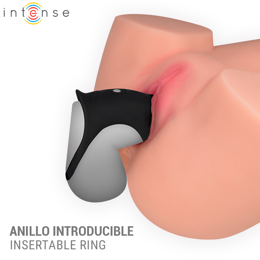 Anello Pene Vibrante Addicted Toys Jerome Modello 12 — Nero