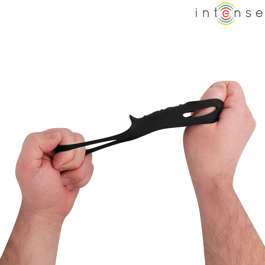 Anello Pene Vibrante Addicted Toys Jerome Modello 12 — Nero