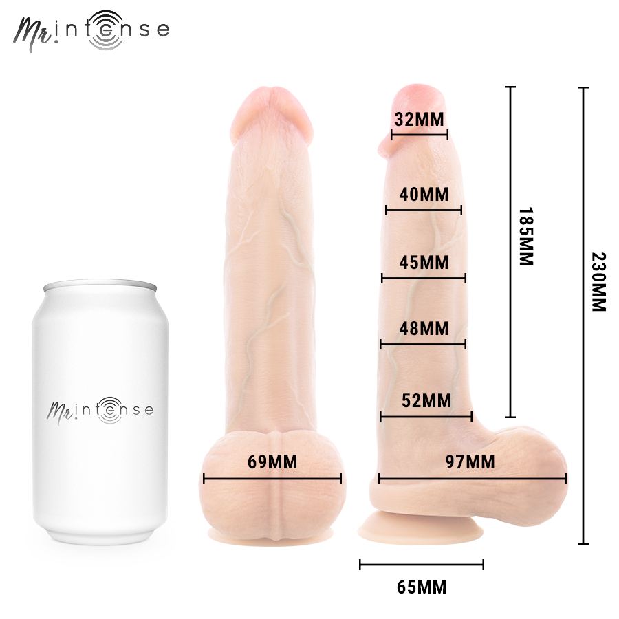Dildo Realistico MR. INTENSE Bruce L — Silicone Liquido
