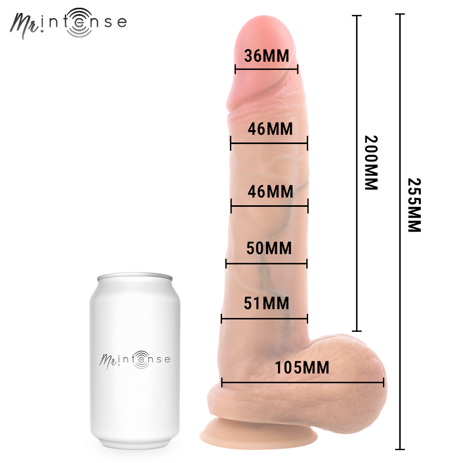 Dildo Mr. Intense Gary XL Ultra-Realistico — Nero