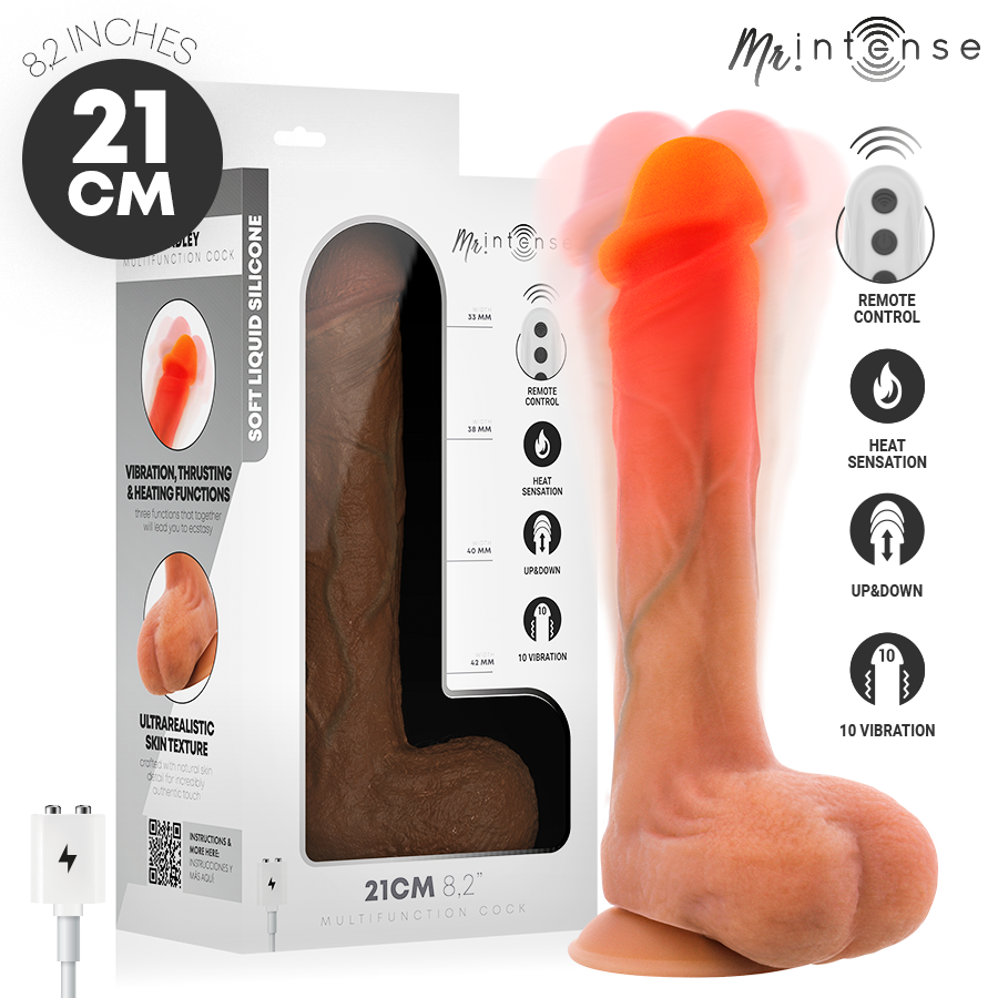Vibratore Realistico Mr. Intense Bradley — Effetto Calore