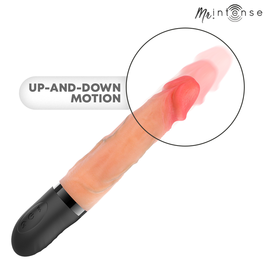 Vibratore Realistico Mr. Intense Jean Up&Down — Riscaldante