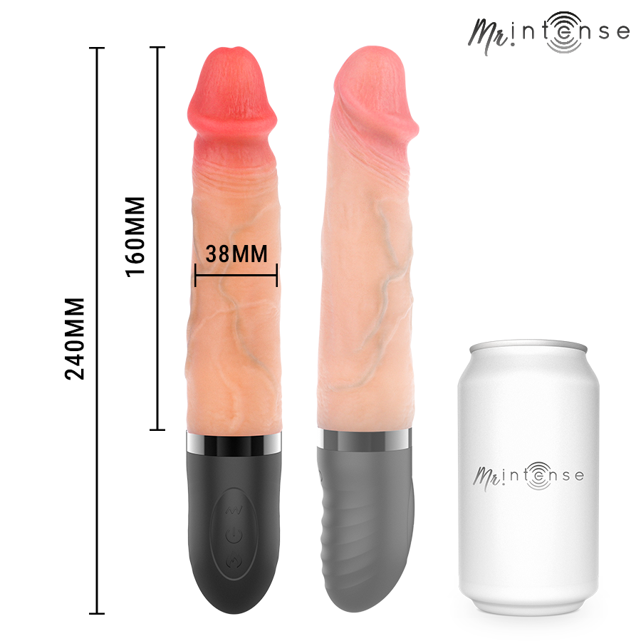 Vibratore Realistico Mr. Intense Jean Up&Down — Riscaldante