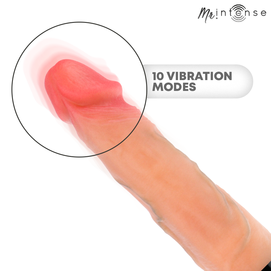 Vibratore Realistico Mr. Intense Jean Up&Down — Riscaldante