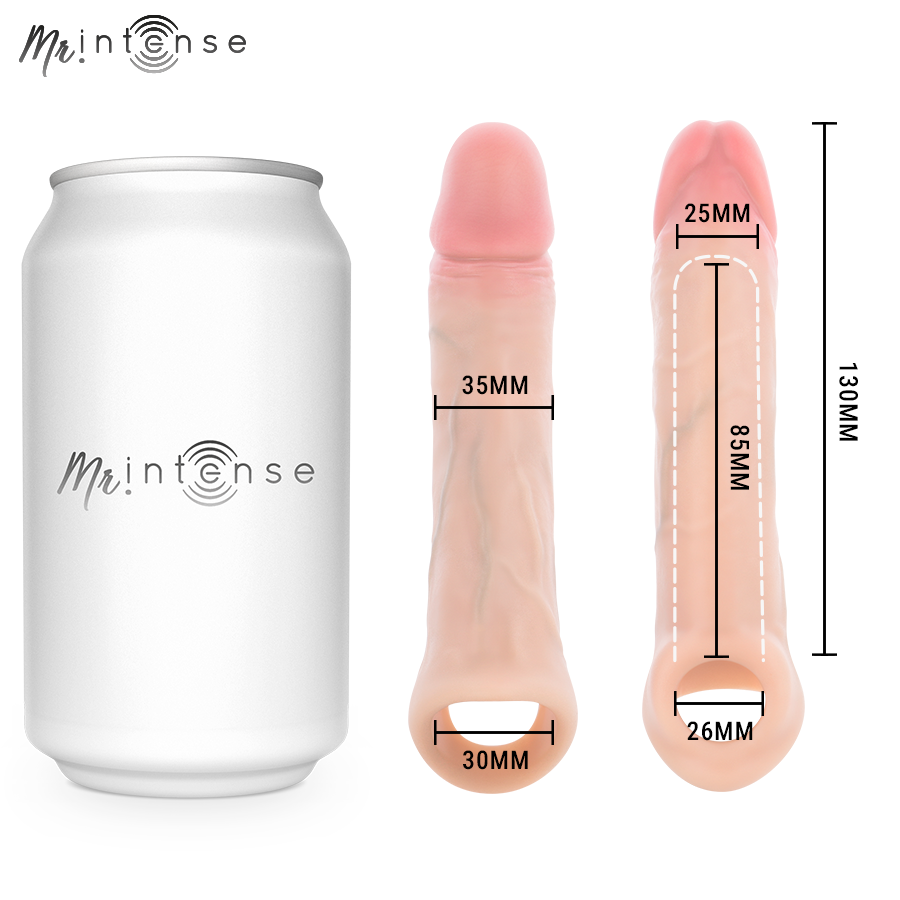 Copri Pene MR. INTENSE Simon S Realistico — Silicone