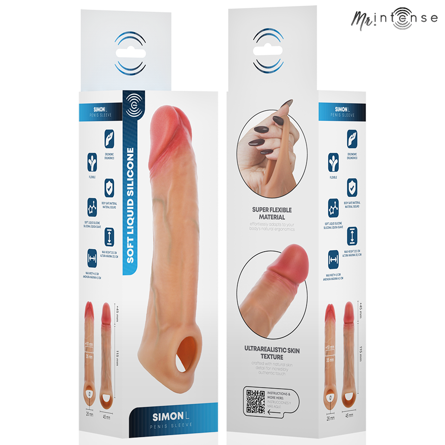 Copri Pene MR. INTENSE Simon L — Silicone