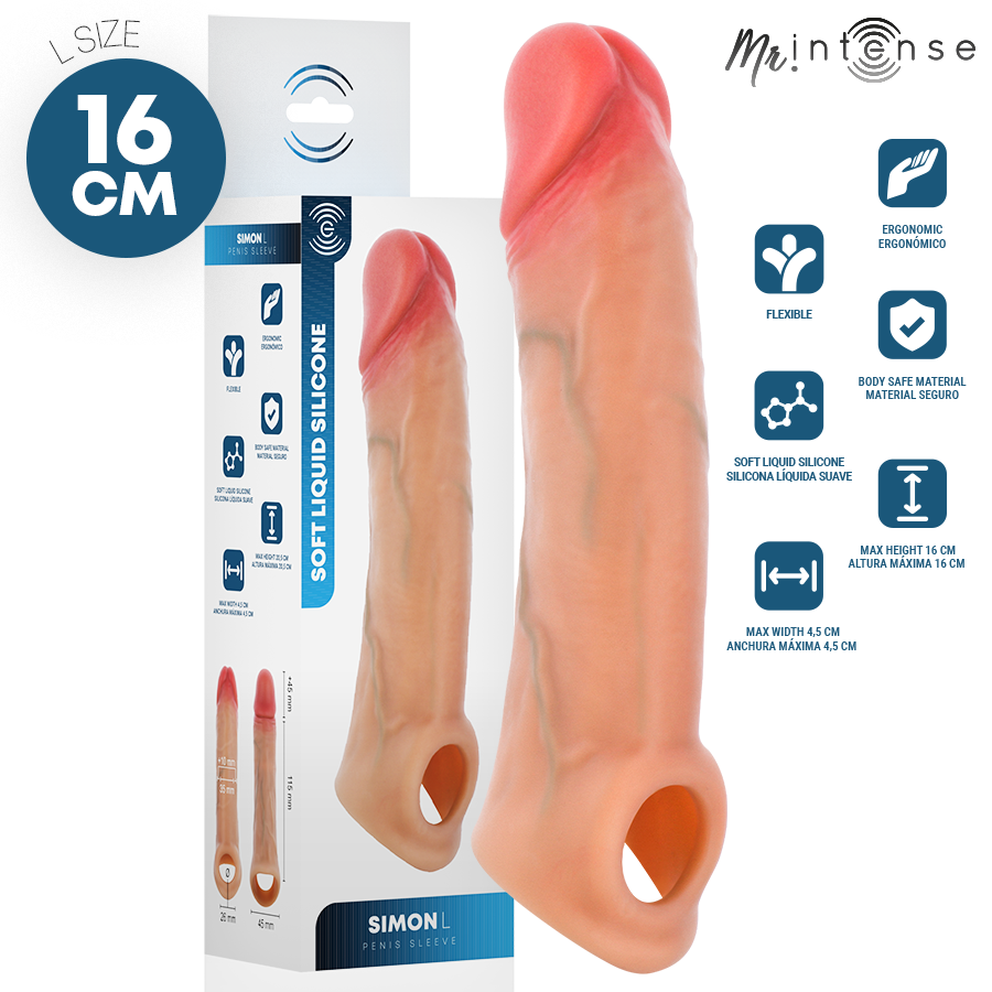 Copri Pene MR. INTENSE Simon L — Silicone