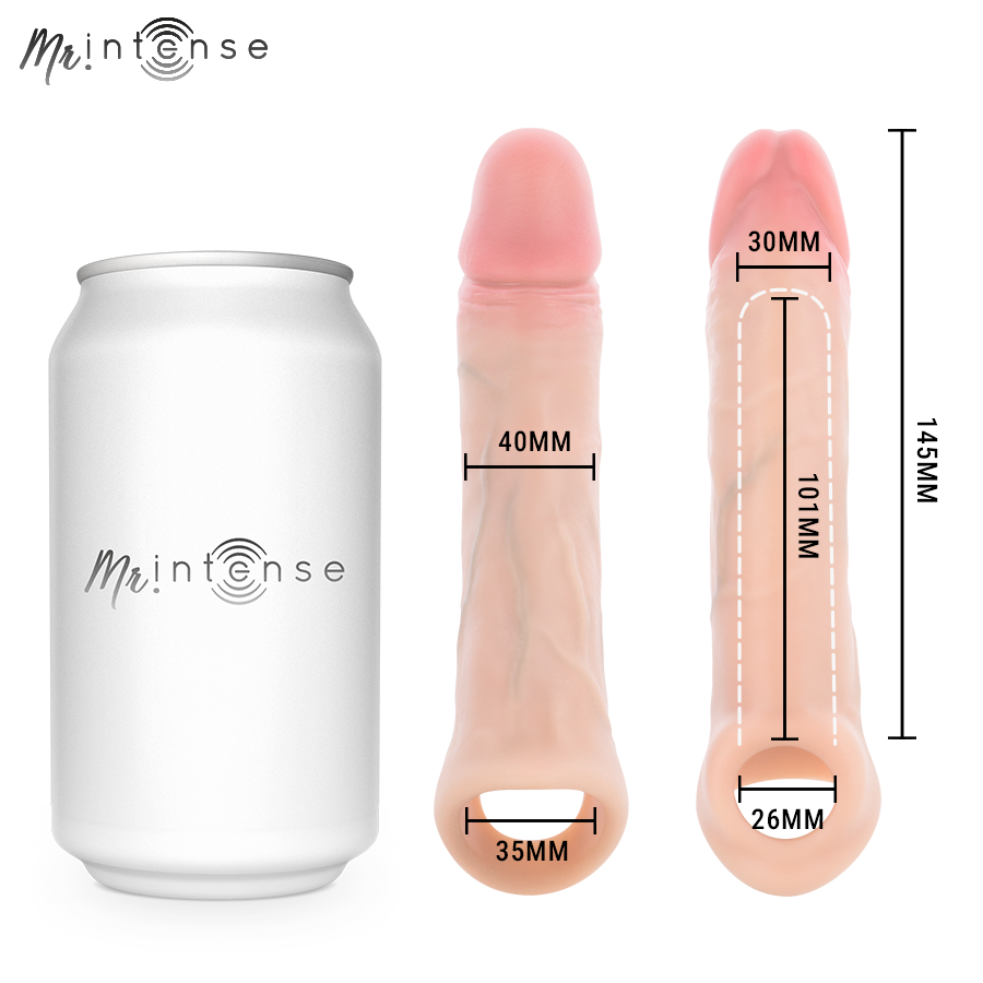 Guaina Vibrante MR. Intense Arnold M 14,5 cm — Realistica