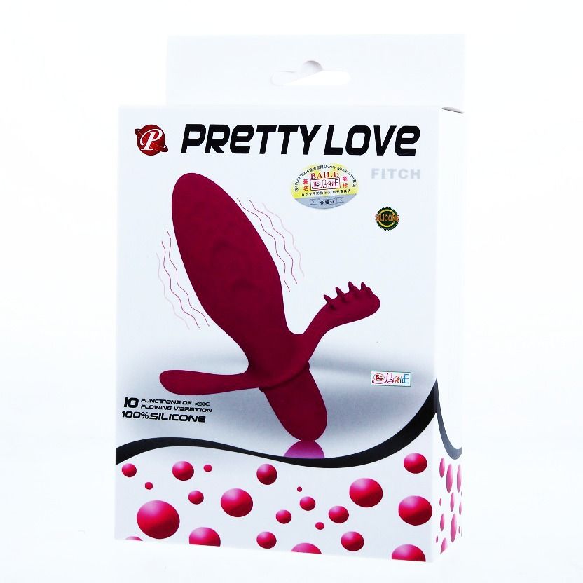 Vibratore Rabbit Pretty Love Fitch — Silicone, 10 Modalità