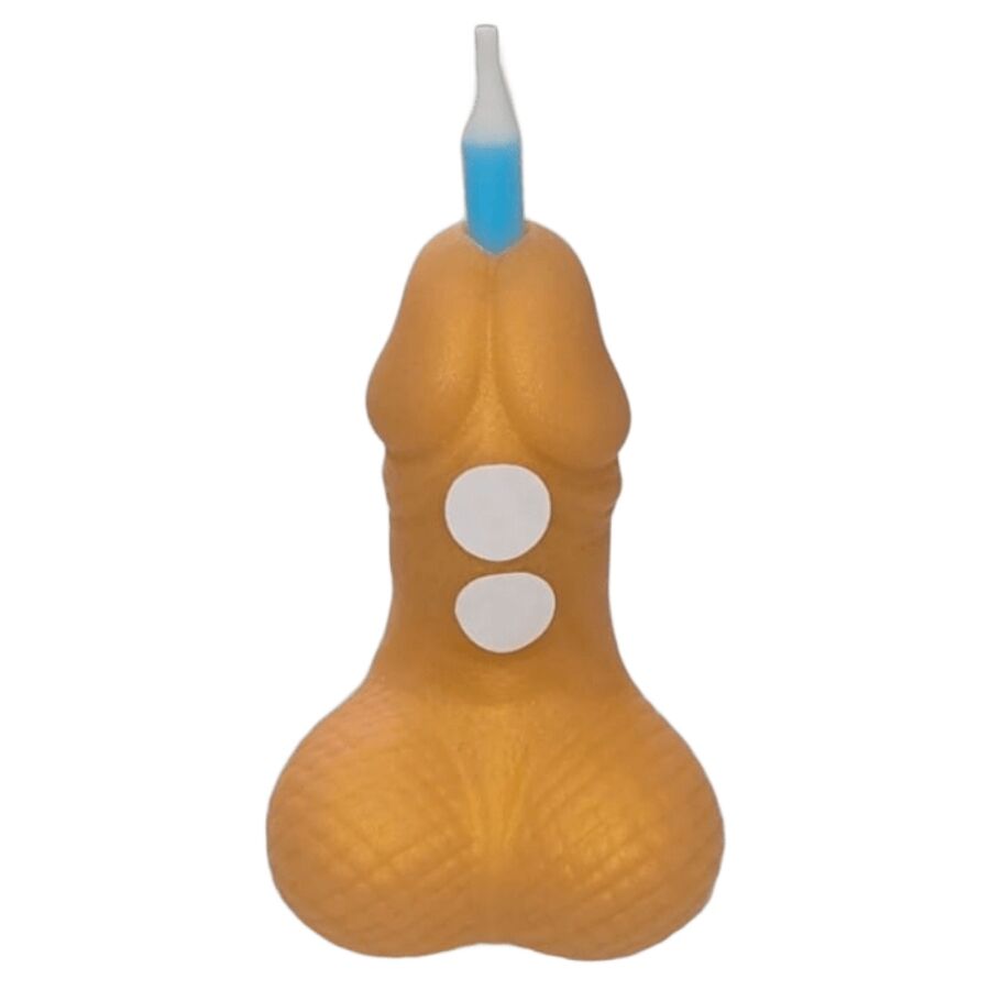 Candela Pene DIABLO PICANTE Dorata con Numeri — Festa