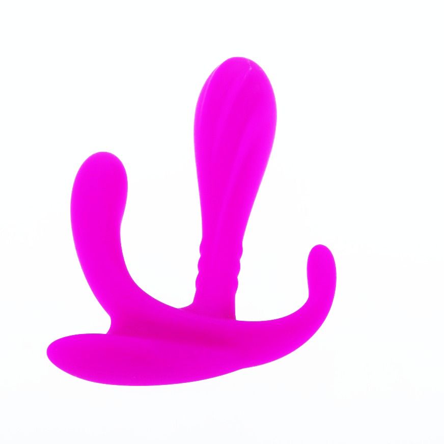 Vibratore Rabbit Triplo Pretty Love Edgar — Silicone, 11 cm