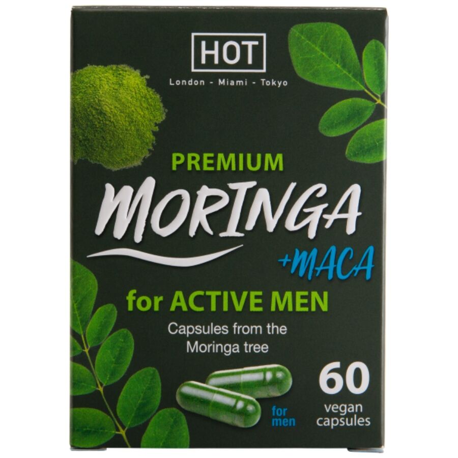 Integratore Vitalità Maschile HOT Moringa & Maca — 60 Capsule