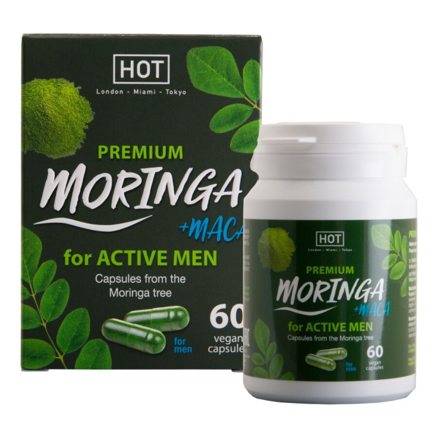 Integratore Vitalità Maschile HOT Moringa & Maca — 60 Capsule