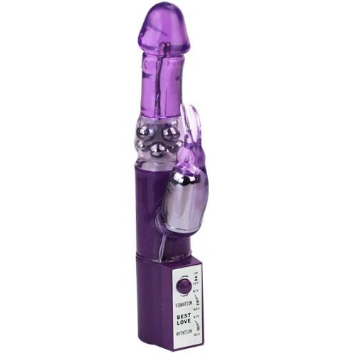 Vibratore Rabbit Rotante Baile Hot Lady II — TPE, Sfere Metalliche
