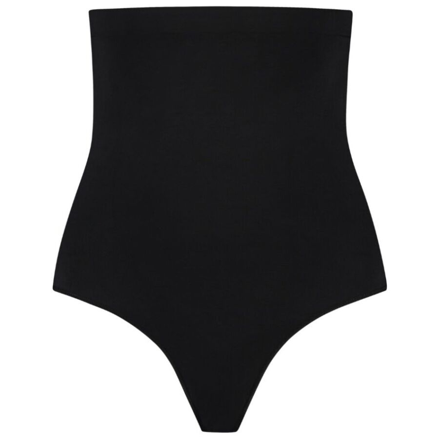 Tanga Vita Alta BYE BRA Soft Touch High Waist Thong — Nero XXL