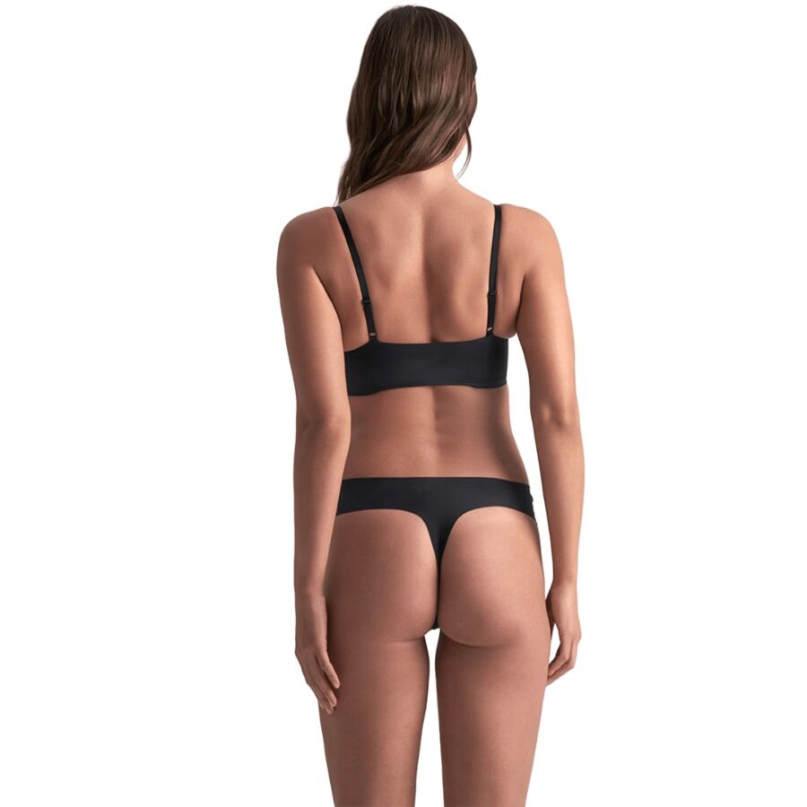 Bye Bra Pack 2 Tangas Invisibles L — Beige/Nero