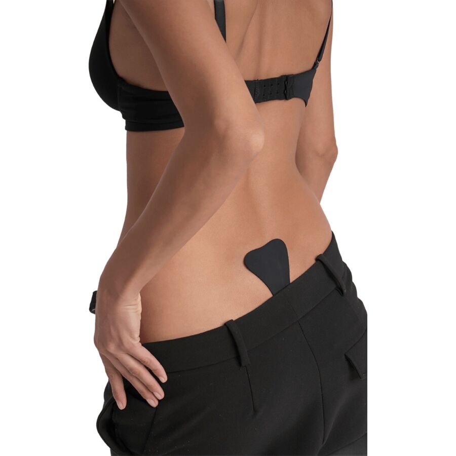 Tanga Adesivo BYE BRA Invisible — Nero Taglia Unica