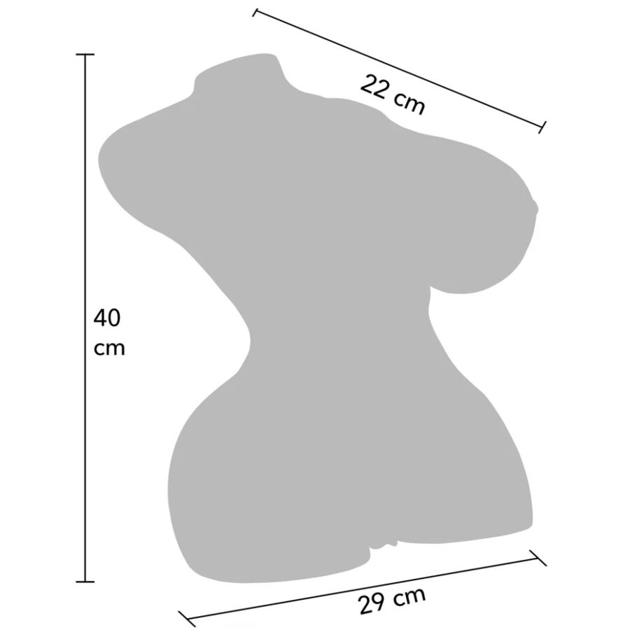Masturbatore Femminile HIDDEN DESIRE Torso Cagna Mungitura — 7 Velocità