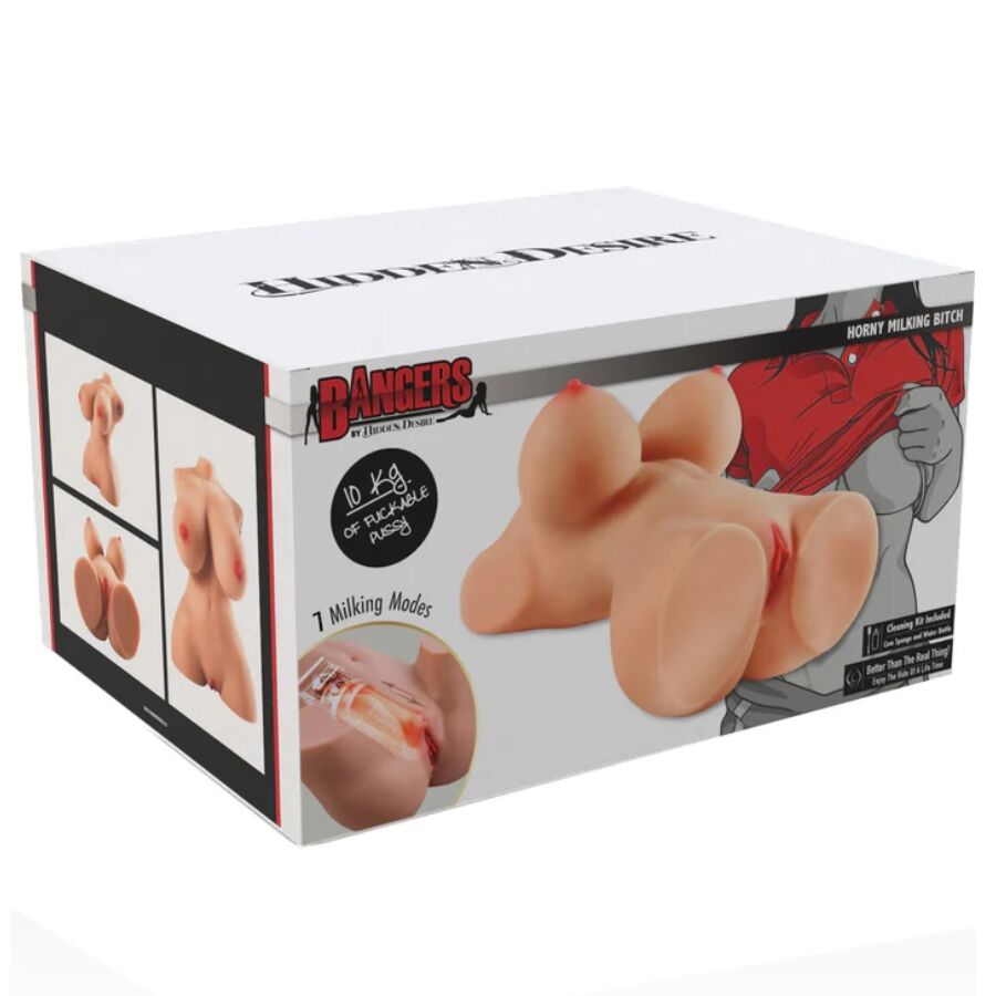 Masturbatore Femminile HIDDEN DESIRE Torso Cagna Mungitura — 7 Velocità