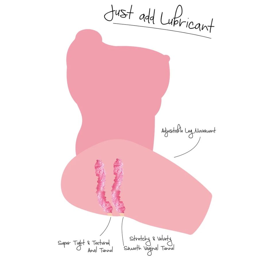 Masturbatore Femminile HIDDEN DESIRE Torso Grande — Realistico