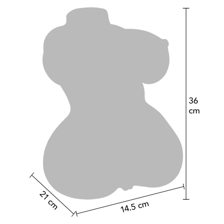 Masturbatore Doppio D HIDDEN DESIRE Torso Realistico — TPE