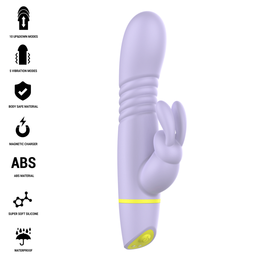 Vibratore con Spinta INTENSE Helen Rabbit — Rosa