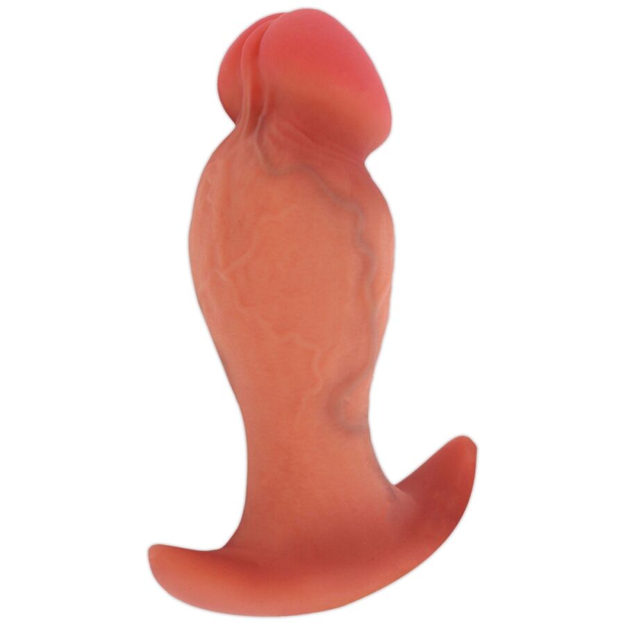 Plug Anale HIDDEN DESIRE Inferno Realistico 13 cm — Silicone Liquido
