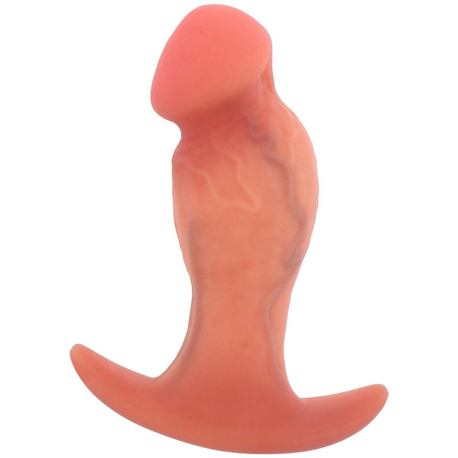 Plug Anale HIDDEN DESIRE Inferno Realistico 10cm — Silicone Liquido