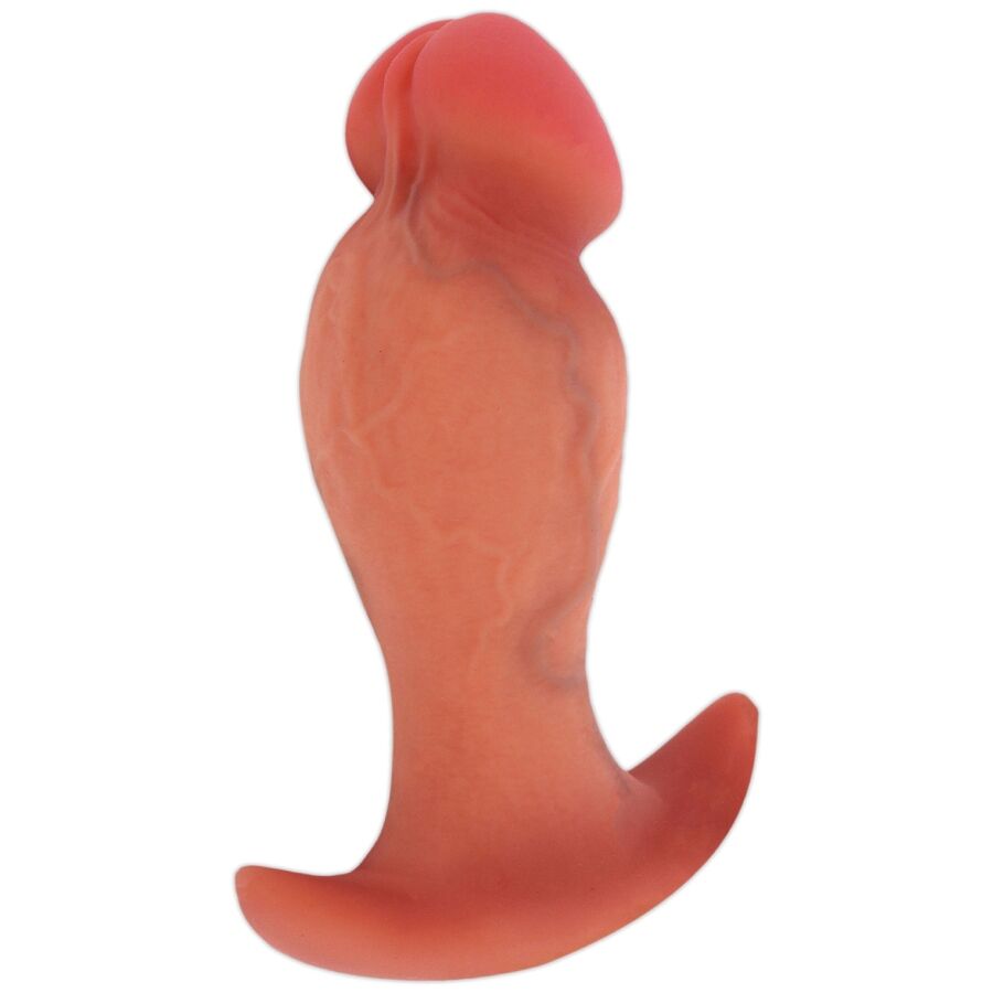 Plug Anale HIDDEN DESIRE Inferno Realistico 10cm — Silicone Liquido