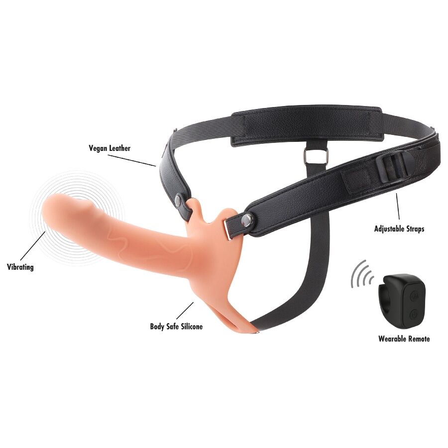 Strap-on Vibrante Hidden Desire Inferno - Guaina 16 cm
