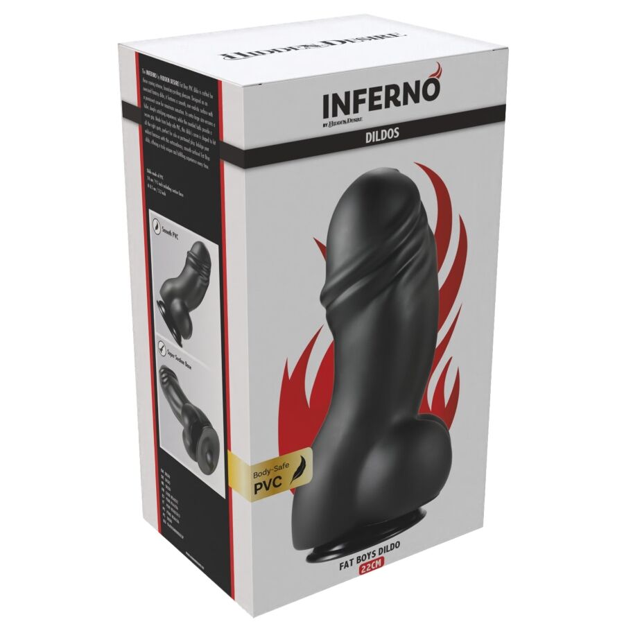 Dildo HIDDEN DESIRE INFERNO Fat Boys 22cm — PVC