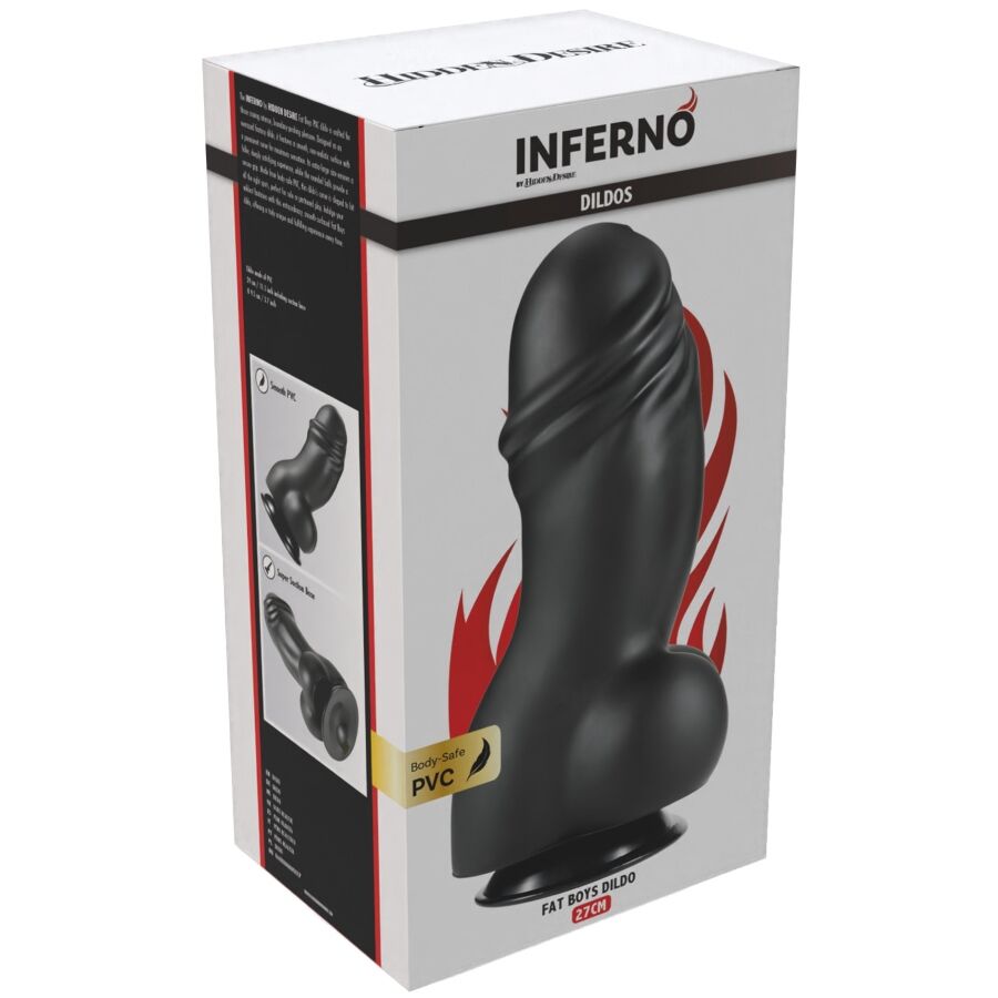 Dildo HIDDEN DESIRE INFERNO Fat Boys 27cm — PVC