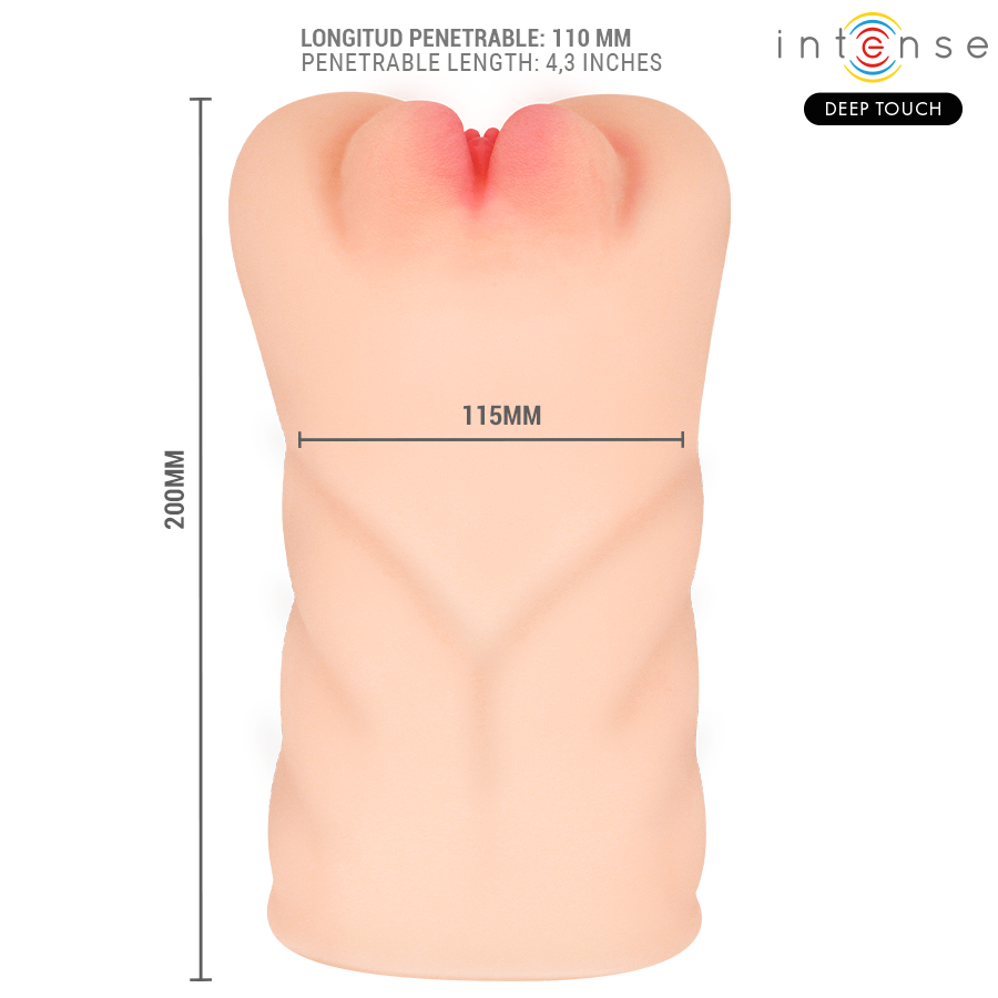 Masturbatore Intenso Krista con Aspirazione e Suono — TPE